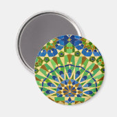 marokkanische Tile Magnet (Vorderseite/Rückseite)