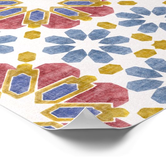 marokkanische Tile Poster (Ecke)