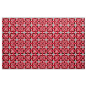 marokkanische Tile, Rot, Grau / Grau, Schwarz und Stoff (Yard (91,4 cm))