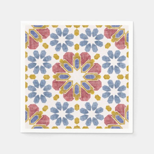 marokkanische Tile Serviette (Vorderseite)