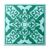 Marokkanische Tile, Türkis und Aqua Fliese (Vorderseite)