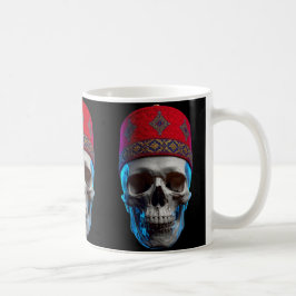 Marokkanische Totenkopf-Kunst Kaffeetasse