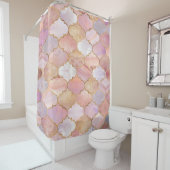 Marokkanische Trellis Pastel Mineralien Duschvorhang (Beispiel)
