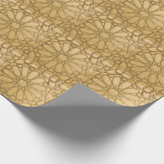 marokkanische Türdetails: Traditionelles Vintag. Geschenkpapier (Ecke)