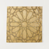 marokkanische Türdetails: Traditionelles Vintag. Wandteppich (Vorderseite)