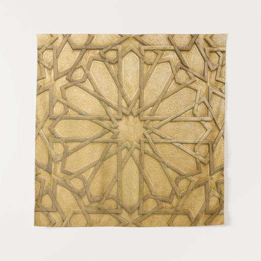 marokkanische Türdetails: Traditionelles Vintag. Wandteppich (Vorderseite)