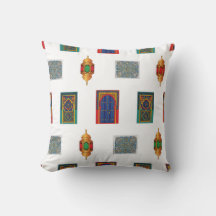 Marokkanische Türen und Lanterns Mosaik