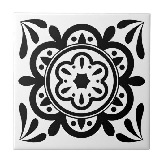 marokkanische Vorlage Fliese (Vorderseite)