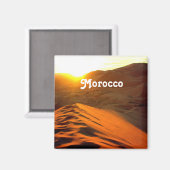 marokkanische Wüste Magnet (Vorderseite/Rückseite)