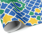 marokkanische Zelij Geschenkpapier (Rolleneckpunkt)