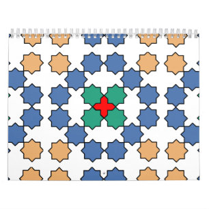 marokkanische Zellige-Kunst Kalender