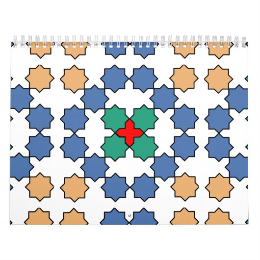 marokkanische Zellige-Kunst Kalender (Titelbild)
