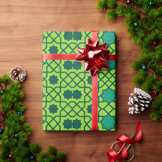 marokkanische Zellij Geschenkpapier (Feiertagsgeschenk)