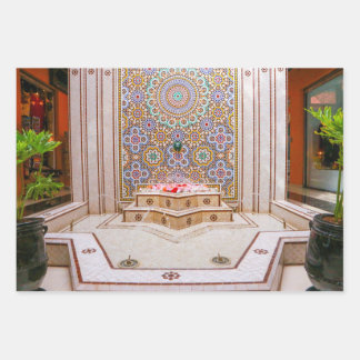 marokkanische Zellijs, Mosaikfliesen Geschenkpapier Set