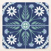 Marokkanische Zierziegel Rechteckiger Pappuntersetzer (Vorderseite)