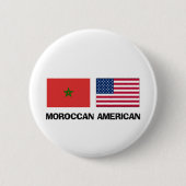 Marokkanischer Amerikaner Button (Vorderseite)
