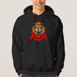 Marokkanischer Atlas Lion Marokko Flagge Marokko R Hoodie