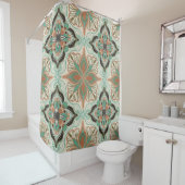 Marokkanischer Blumenstrauß Duschvorhang (Beispiel)