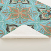 Marokkanischer Blumenstrauß Sherpadecke (3/4)