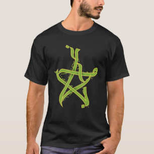 Marokkanischer Flaggenstolz auf Marokko Verzierter T-Shirt