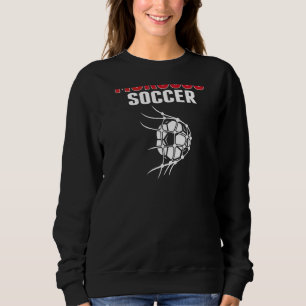 Marokkanischer Fußball im Netz  Marokkanische Fußb Sweatshirt