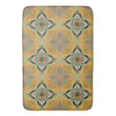 Marokkanischer Gelber Blumenstrauß Badematte (Vorderseite Vertikal)