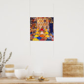 marokkanischer Gewürzmarkt, lebhaft, exotisch Küch Poster (Küche)