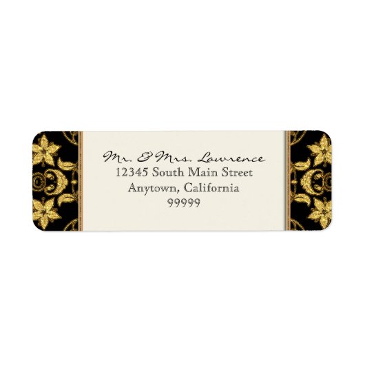 marokkanischer Glitzer für Weinflora Damaskus Feie (Vorne)