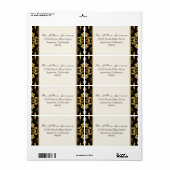 marokkanischer Glitzer für Weinflora Damaskus Feie (Vorne)