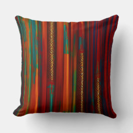 Marokkanischer goldgelber, orangefarbener, grüner  kissen