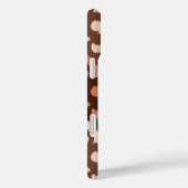 marokkanischer Ikat Damask, Brown, Taupe & Rust Case-Mate iPhone Hülle (Rückseite / Rechts)