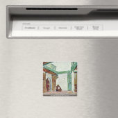 marokkanischer Innenhof Magnet (In Situ (Geschirrspüler))