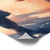 marokkanischer Lebensmittelmarkt Poster (Ecke)