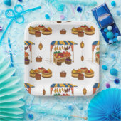 Marokkanischer Markt & Fruit Motiv Pappteller (Party)