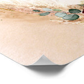 Marokkanischer Pampas terracotta Wählen Sie einen  Poster (Ecke)