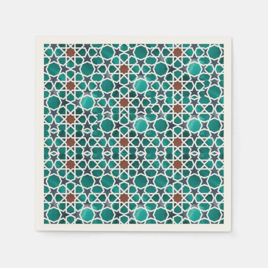 Marokkanischer Papiernapkin Serviette (Vorderseite)