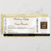 marokkanischer Party Boarding Einladung (Vorne/Hinten)