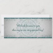 Marokkanischer Party Boarding Pass Hochzeit Einlad Save The Date (Rückseite)