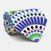 Marokkanischer Pattern Krawatte (Gerollt)