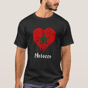 Marokkanischer Pride Marokko Herzlich Willkommen b T-Shirt
