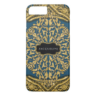 Marokkanischer Scroll Gold Glitzer Eleganter Look Case-Mate iPhone Hülle