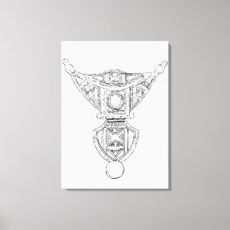 Marokkanischer Stammesdruck Berber 1 Leinwanddruck