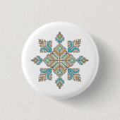 Marokkanischer Stickerei-Stern Button (Vorderseite)