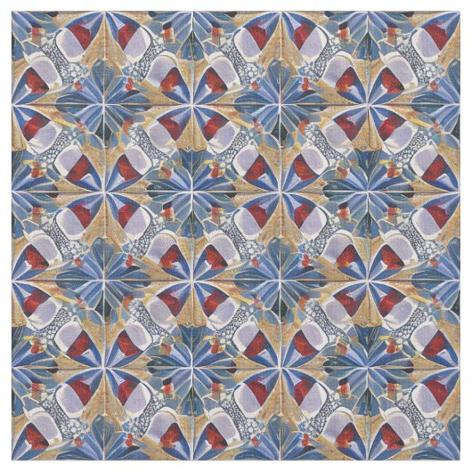 marokkanischer Stil Simulated Mosaic Tile Easy Cut Stoff (Nahaufnahme)