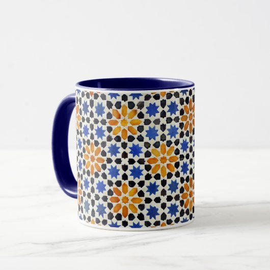 marokkanischer Stil | Vintage Tasse (Vorderseite Links)