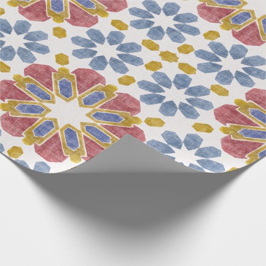 Marokkanischer Tal Geschenkpapier (Ecke)