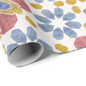 Marokkanischer Tal Geschenkpapier (Rolleneckpunkt)