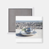 Marokkanischer Tee - marokkanischer Tee - Marrakes Magnet (Vorderseite/Rückseite)