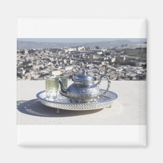 Marokkanischer Tee - marokkanischer Tee - Marrakes Magnet (Vorne)