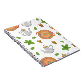 Marokkanischer Tee und tadschikische Motive Notizblock (Rechte Seite)